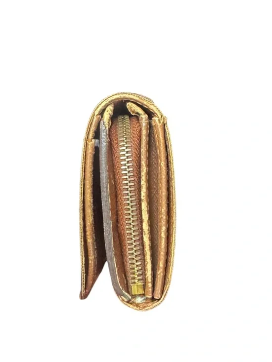 Louis Vuitton Monogram Canvas Wallet in Brown and Gold - Picture 3 of 11